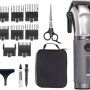 Conair - Conairman Close-Cut Precision Professional Lithium-Ion High-Performance Metal Clipper & Trimmer - Silver - Image 1