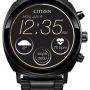 Citizen - CZ Smart 41mm Unisex Stainless Steel Casual Smartwatch with IP Stainless Steel Bracelet - Black - Image 1