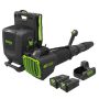 Greenworks - 80v Dual Port Backpack Blower with (2) 4 Ah Batteries and Rapid Charger - Green - Image 1
