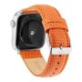 WITHit - Men's Lizard Grain Pattern Leather Band for Apple Watch 42/44/45/Ultra/Ultra 2 (49mm) - Orange - Image 1
