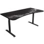 Arozzi - Arena Ultrawide Curved Gaming Desk - Gunmetal Galazy - Image 1