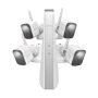 Lorex - 6-Channel 4-Camera Outdoor Wire Free 4K 1TB NVR Security System - White - Image 1