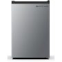 Arctic Wind - 2.6-Cu. Ft. Energy Star Compact Refrigerator with Freezer Compartment in Silver - Black - Image 1