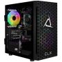 CLX - SET Gaming Desktop - Intel Core i5 12400F - 16GB DDR4 3600 Memory - GeForce RTX 4060 - 1TB NVMe M.2 SSD + 2TB HDD - Black - Image 1