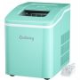 Costway - Portable Ice Maker Machine Countertop 26Lbs/24H Self-cleaning w/ Scoop - Green - Image 1