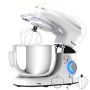 Costway - 6.3 Quart Tilt-Head Food Stand Mixer 6 Speed 660W - White - Image 1