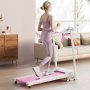 Costway - 2 HP Folding Treadmill Motorized Running Machine 12 Preset Program & LCD Display - White - Image 1