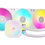 CORSAIR - iCUE LINK TITAN 360 RX Liquid CPU Cooler with RGB Lighting - White - Image 1