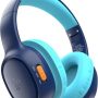 Tronsmart - Wireless Headphones with 74/85/93dB Safe Volume, Bluetooth 5.3, 45H Playtime, 3.5mm Jack, Over-Ear Headsets for School - Navy Blue - Image 1