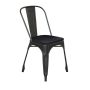 Alamont Home - All-Weather Commercial Stack Chair & Poly Resin Seat - Black/Black - Image 1