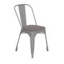 Alamont Home - All-Weather Commercial Stack Chair & Poly Resin Seat - Silver/Gray - Image 1
