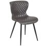 Alamont Home - Bristol Accent Chair - Gray Vinyl - Image 1