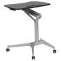 Alamont Home - Gia Rectangle Contemporary Laminate Sit and Stand Desk - Black - Image 1