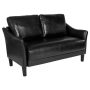 Alamont Home - Asti Living Room Loveseat - Black LeatherSoft ALA-TMTG-231772 - Image 1