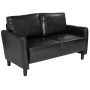 Alamont Home - Asti Living Room Loveseat - Black LeatherSoft ALA-TMTG-239570 - Image 1