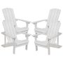 Alamont Home - Charlestown Adirondack Chair (set of 4) - White 4-ALA-5KK-495126 - Image 1
