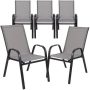 Alamont Home - Brazos Patio Chair (set of 5) - Gray - Image 1