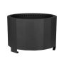 Alamont Home - Titus Commercial Grade 27" Outdoor Smokeless Wood Burning Fire Pit - Black - Image 1