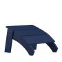 Alamont Home - Sawyer Blue Indoor/Outdoor Poly Resin Adirondack Style Ottoman - Navy - Image 1