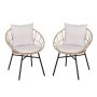 Alamont Home - Devon Patio Lounge Chair - Tan/Light Gray - Image 1