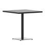 Alamont Home - Lark Outdoor Faux Teak Dining Table with Poly Slats - Square Patio Table - Gray Wash Teak ALA-YVEH-505839 - Image 1