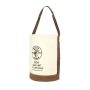 Klein Tools Canvas Bucket with Leather Bottom, 12-Inch - Image 2