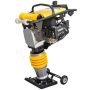 Stark 6.5 HP 4-Stroke Gas Impact Jumping Jack Tamping Rammer Vibratory Asphalt/Soil Plate Compactor with Wheel Kit - Image 1