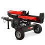 XtremepowerUS 25-Ton 196 cc Horizontal/Vertical Gas Hydraulic Log Splitter Gas SH265 with Auto Return - Image 1
