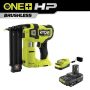 RYOBI ONE+ HP 18V 18-Gauge Brushless Cordless AirStrike Brad Nailer with 2.0 Ah Battery and Charger - Image 1