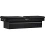Buyers Products Company 18 in. x 20 in. x 71 in. Textured Matte Black Diamond Tread Aluminum Crossover Gull Wing Truck Tool Box - Image 1