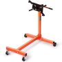 VEVOR Rotating Engine Stand 750 lbs. Load Cast Iron Motor Hoist Dolly with 360° Adjustable Head 4-Caster 4 Arms for Vehicle - Image 1