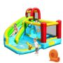 Costway Inflatable Kids Water Slide Jumper Bounce House Splash Water Pool with 550W Blower - Image 1