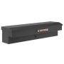 Weather Guard 56 in. Matte Black Aluminum Lo-Side Truck Tool Box 174-52-04 - Image 1