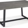 Walker Edison Andre Modern Solid Wood Dining Table, 72 in. - Grey - Image 1